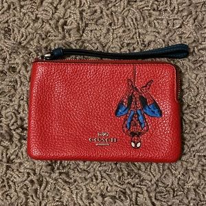 Coach Spiderman Wristlet